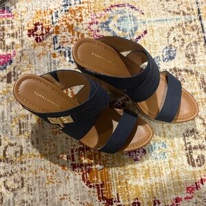 Tommy Hilfiger Women's Navy Wedges